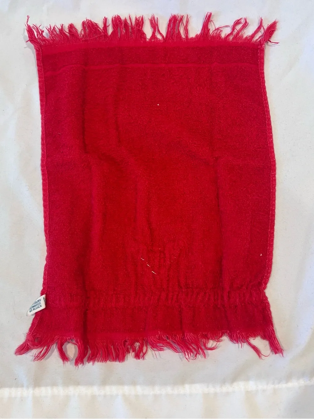 Vintage Cannon USA Patriotic Eagle Embroidered Hand Towel Americana